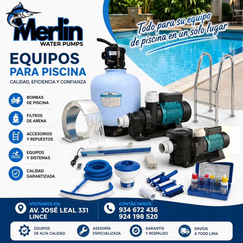 equipo de piscina