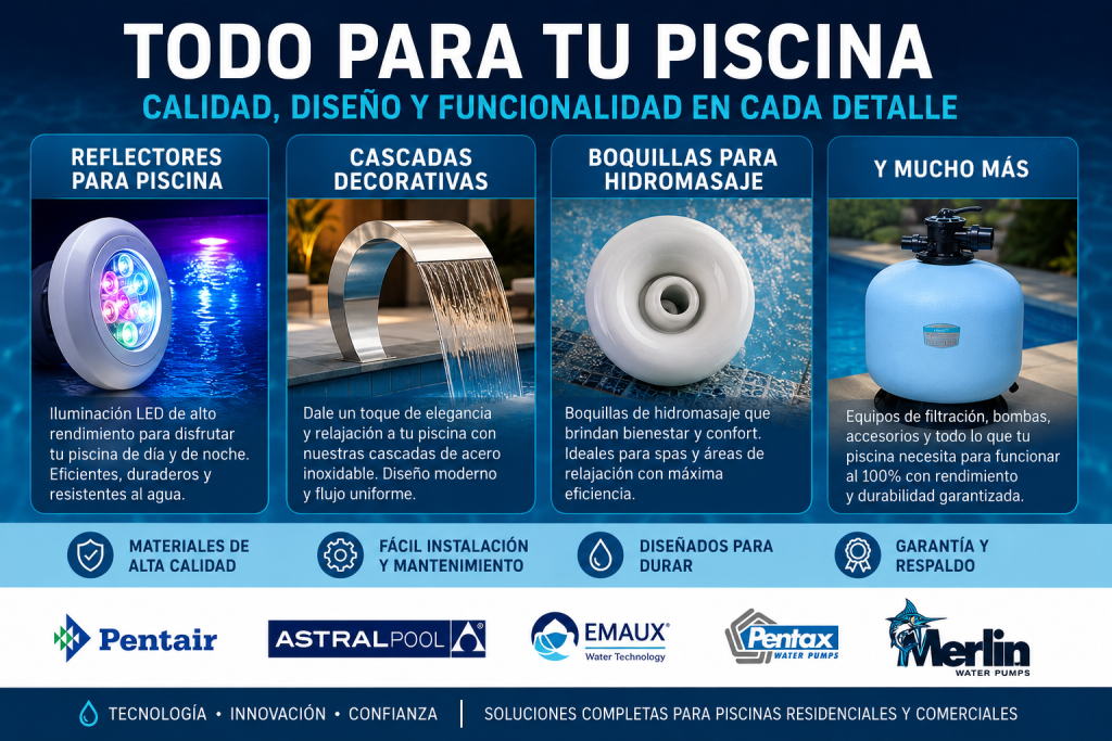 piscina cascadas
